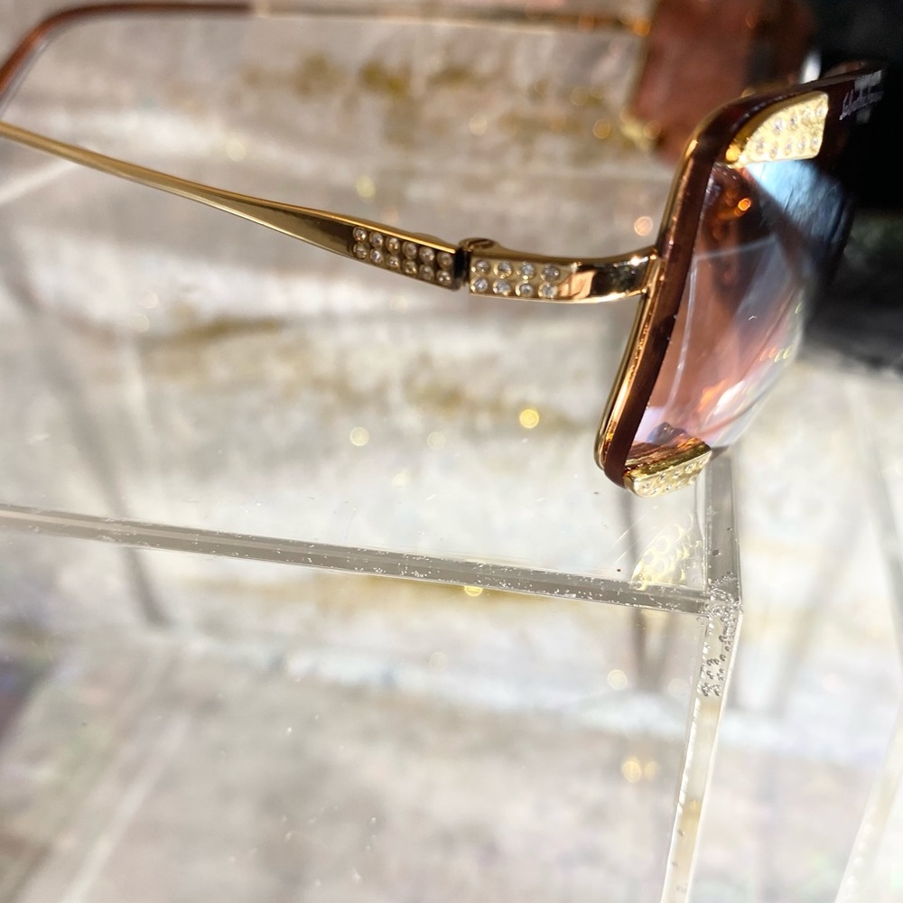 100% Pink Salvatore Ferragamo Sunglasses